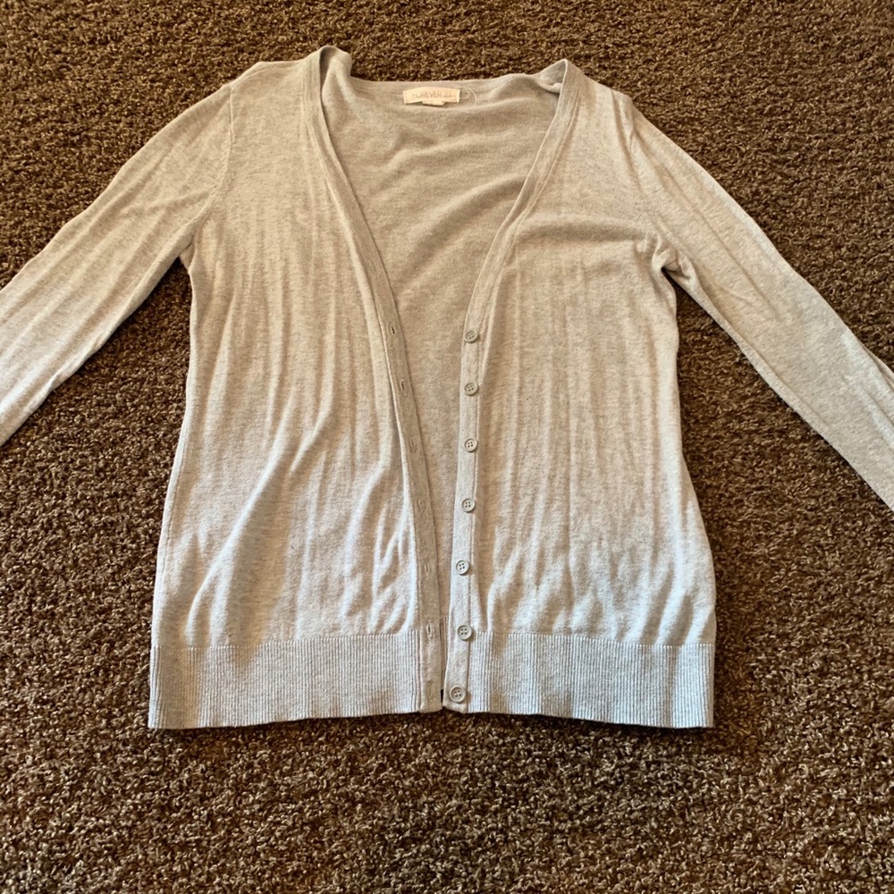 Gray Cardigan